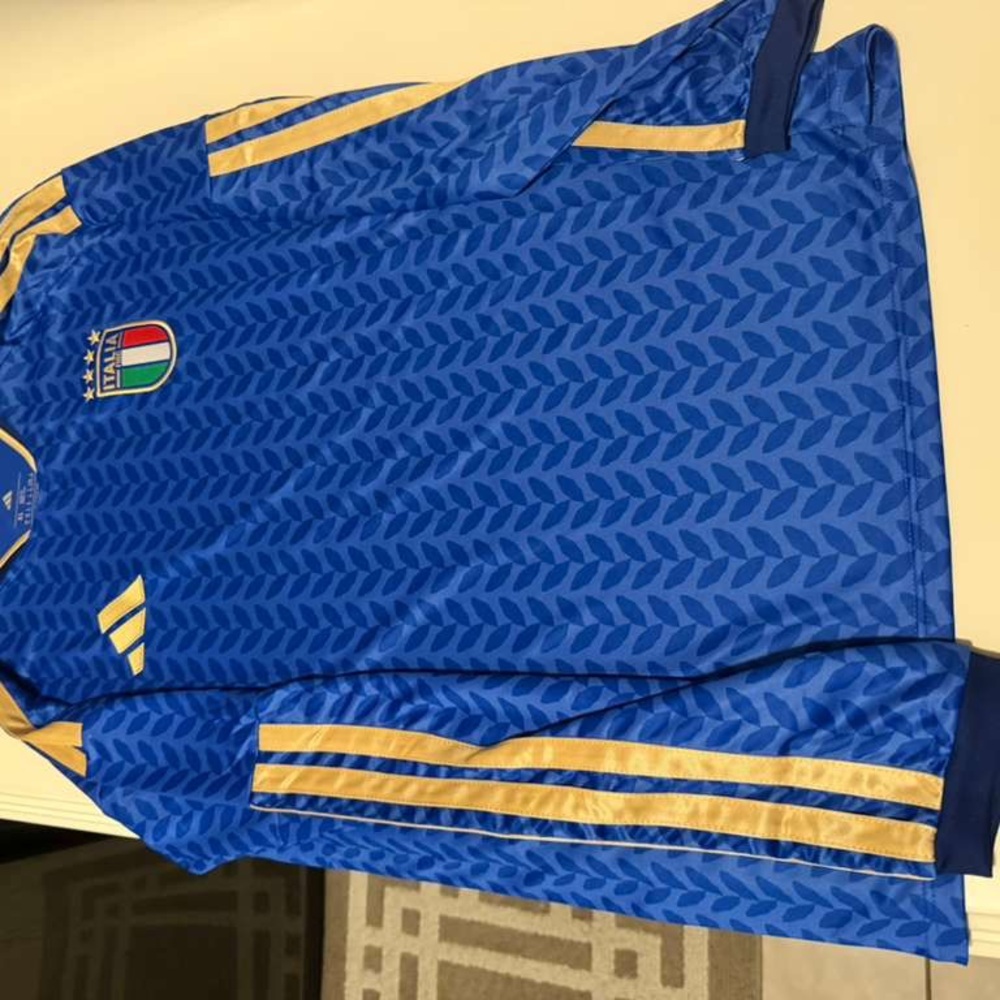 Blue Italy Home Jersey size XL